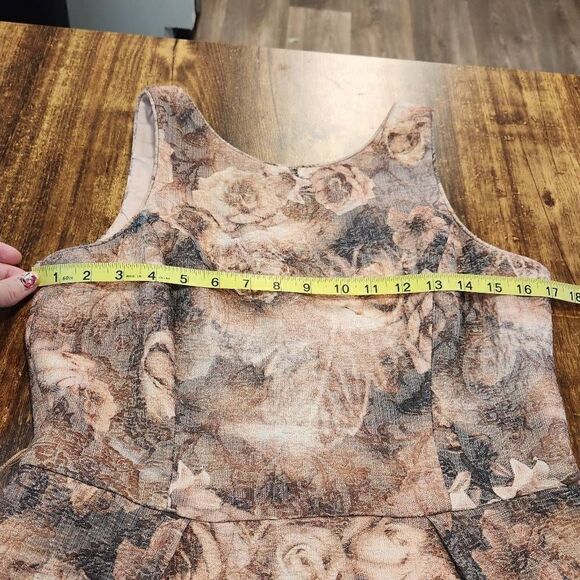 Belle Badgley Mischka u-back rose dress - Picture 7 of 9